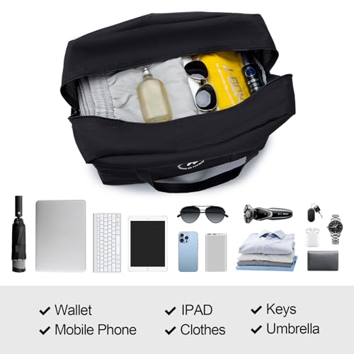 Black 18x14x8 Inch Travel Duffel Bag K152