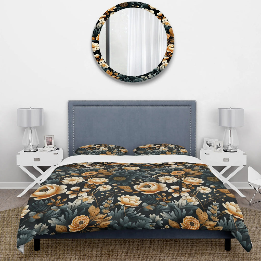 Yellow Cottage Bedding Set With Shams Twin M691