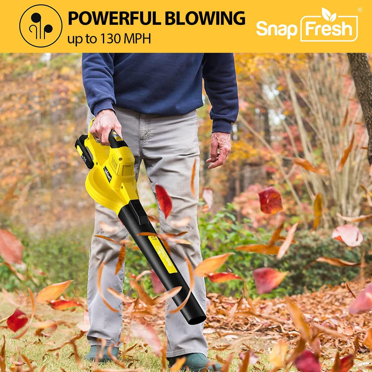 20V Cordless Leaf Blower with Battery & Charger I739594