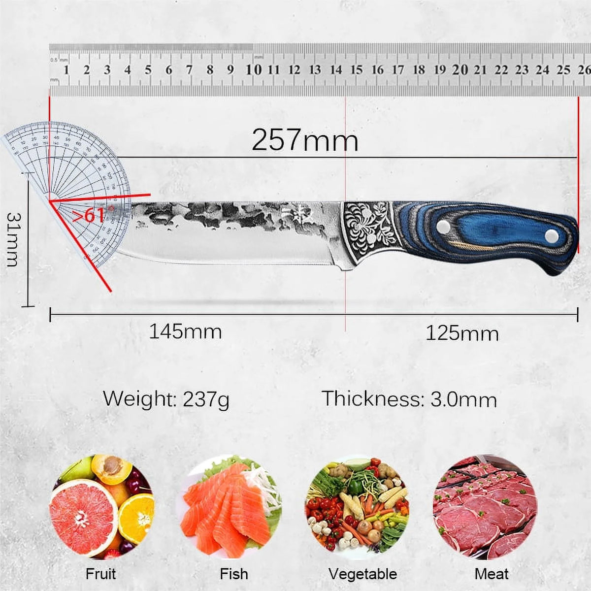 Boning Knife Meat Cutting Cleaver A8653