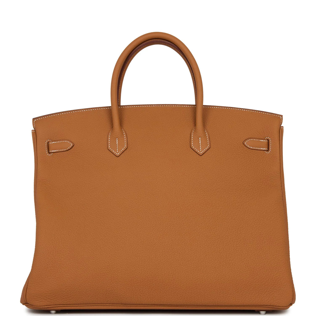 Gold Togo Palladium Hardware Handbag E553