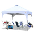 10' x 10' White Outdoor Pop up Canopy Tent K32313