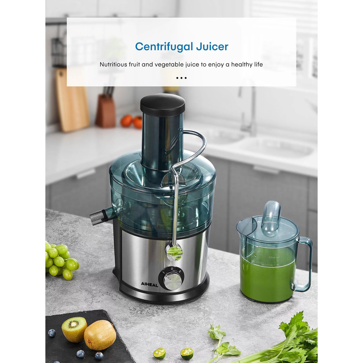800W Wide Mouth Juicer X662