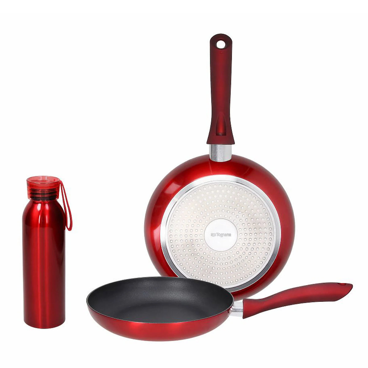 Shiny Red Line set 24-28cm With Aluminium Bottle P13429