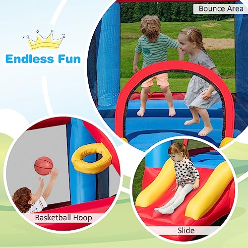 Inflatable Bounce House with Carry Bag, Repair Kit Z973003