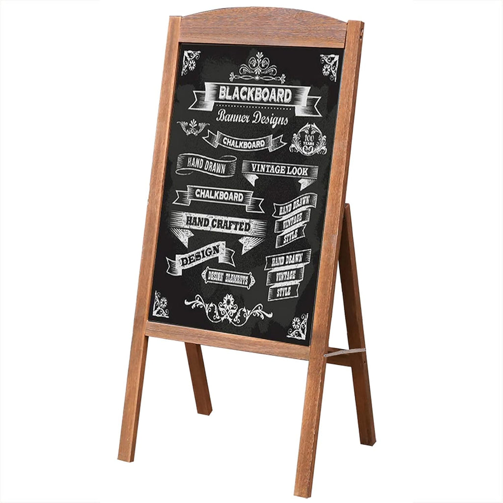 Large 35 x 17 Inch Wood A-Frame Chalkboard Sign Q19120