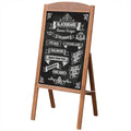 Large 35 x 17 Inch Wood A-Frame Chalkboard Sign Q19120