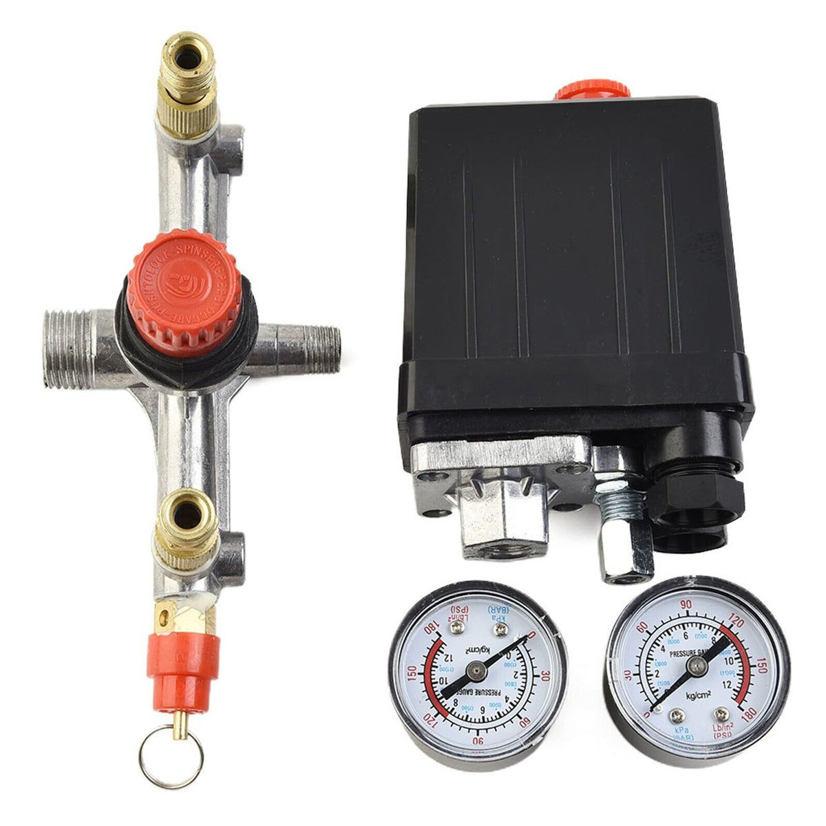 Parts Air Compressor Pressure Control Switch Valve Manifold Assembly G118