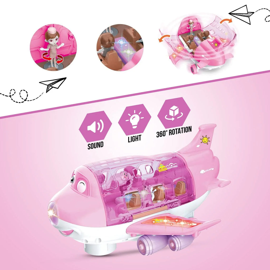 Kids' Play Airplanes with LED Flashing Lights and Sounds U5701