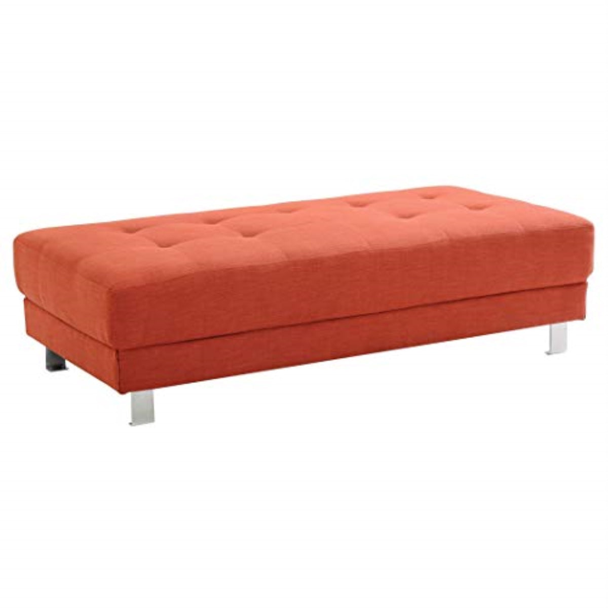Orange Twill Fabric Ottoman A813314
