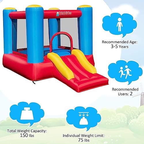 Inflatable Bounce House with Carry Bag, Repair Kit Z973003