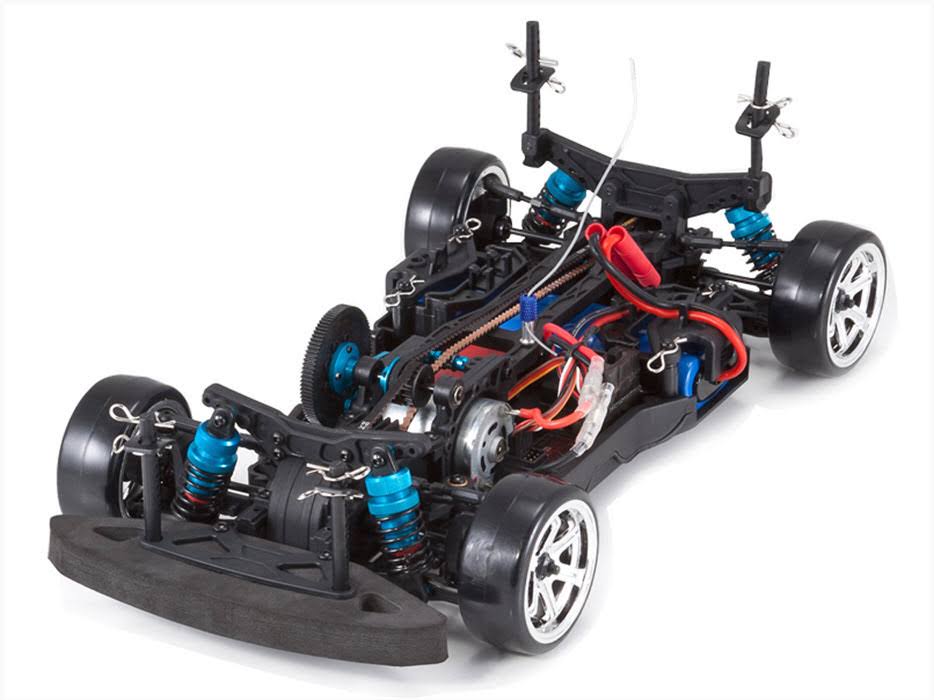 1/10 Scale Belt Drive Electric Orange Drift Car J103