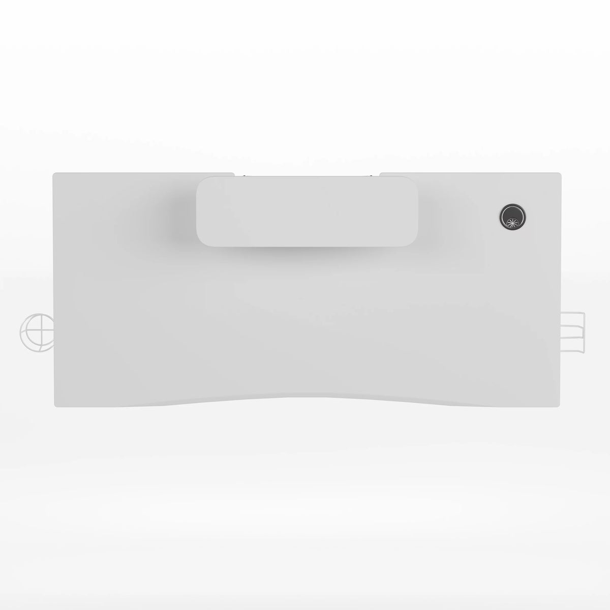 White Gaming Desk with Cup Holder C510086