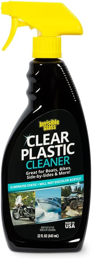 22-Ounce Clear Plastic Cleaner X4423