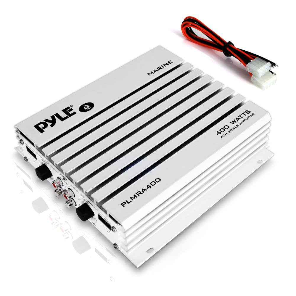 400 Watt 4 Channel Waterproof Marine Amplifier Pack of 2 Z452