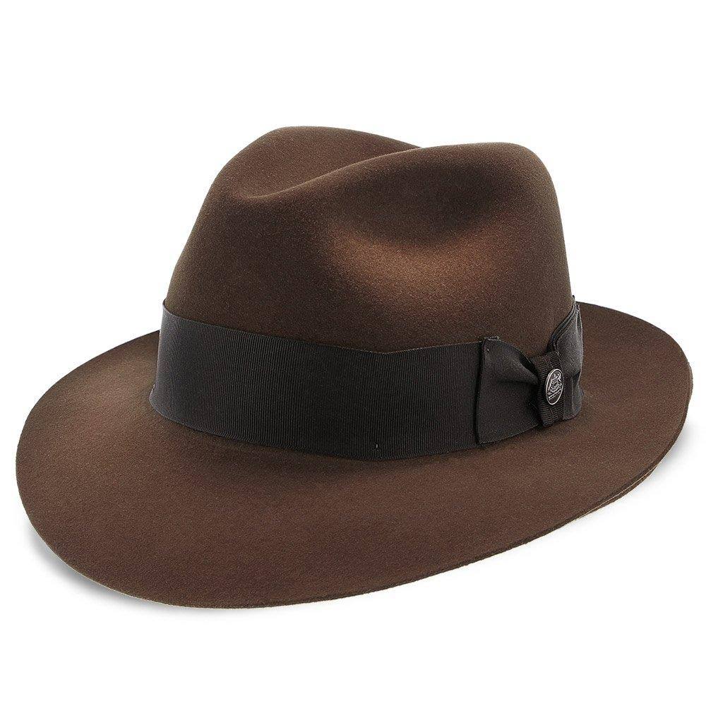 Gray Fur Felt Fedora Hat Q62036