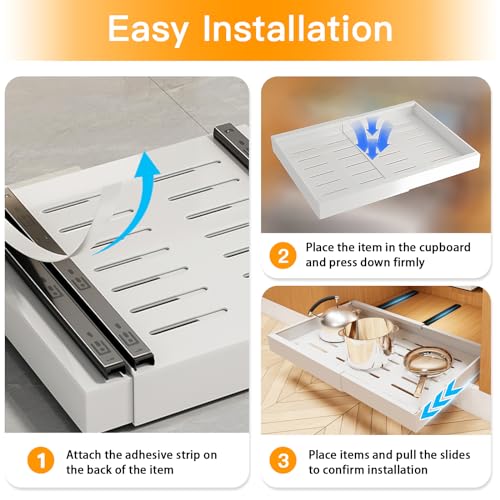 2 Pack Expandable Sliding Pull Out Cabinet Organizer A751