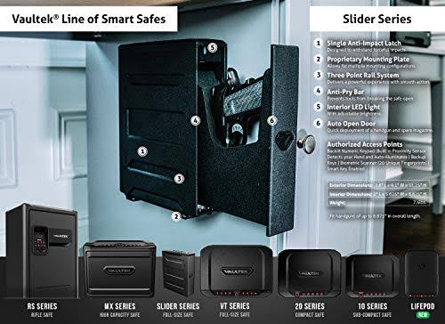 Biometric Bluetooth Slider Safe J65058