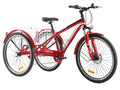 Mountain Tricycle 3 Wheeled 7-Speed 24 inch 26 inch 27.5 inch Disc Brakes Cargo Basket G3417