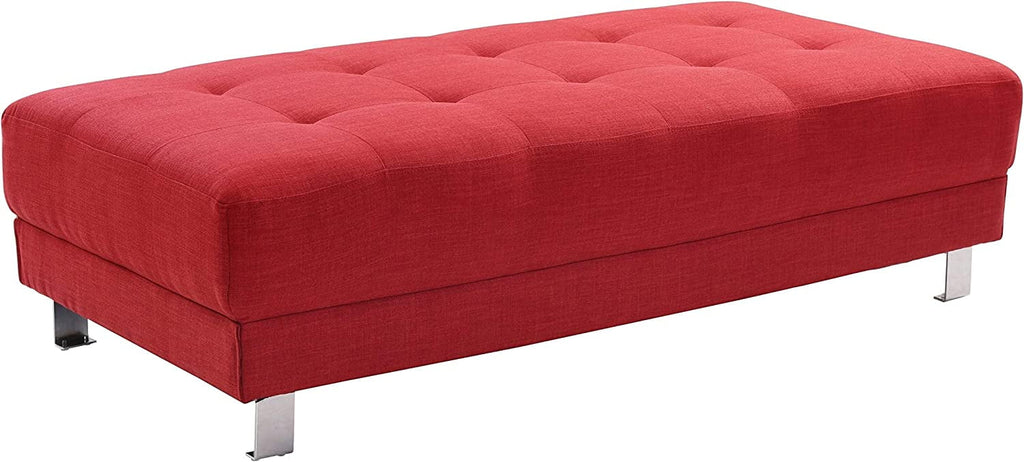 Orange Twill Fabric Ottoman A813314