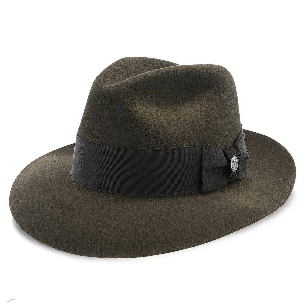Gray Fur Felt Fedora Hat Q62036