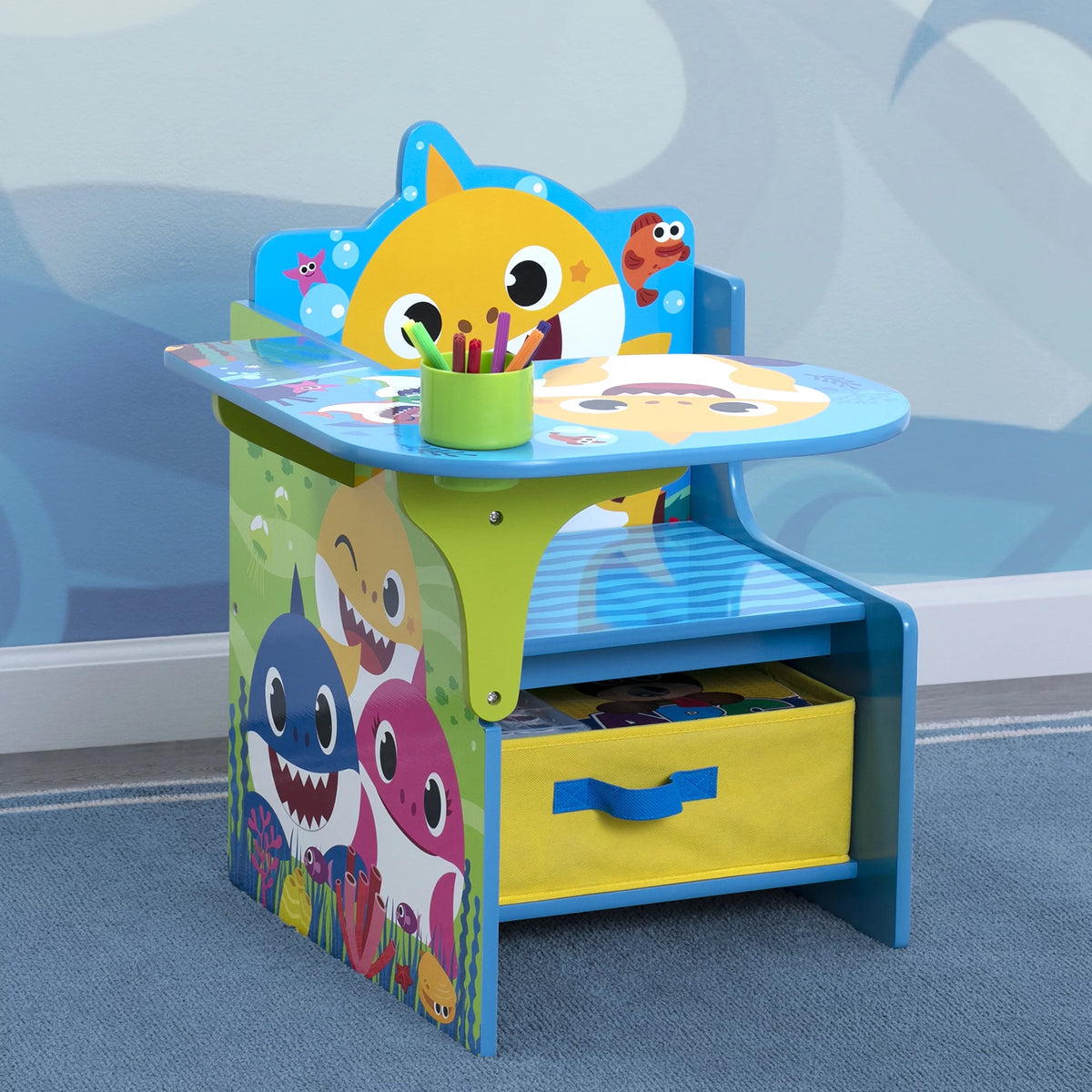 Chair Desk with Storage Bin V461285