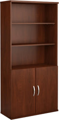 36W 5 Shelf Bookcase with Doors P30073