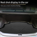Heavy Duty Waterproof Custom Fit Trunk Cargo Liner Mat Tray (Black) Pack of 2 Y820755