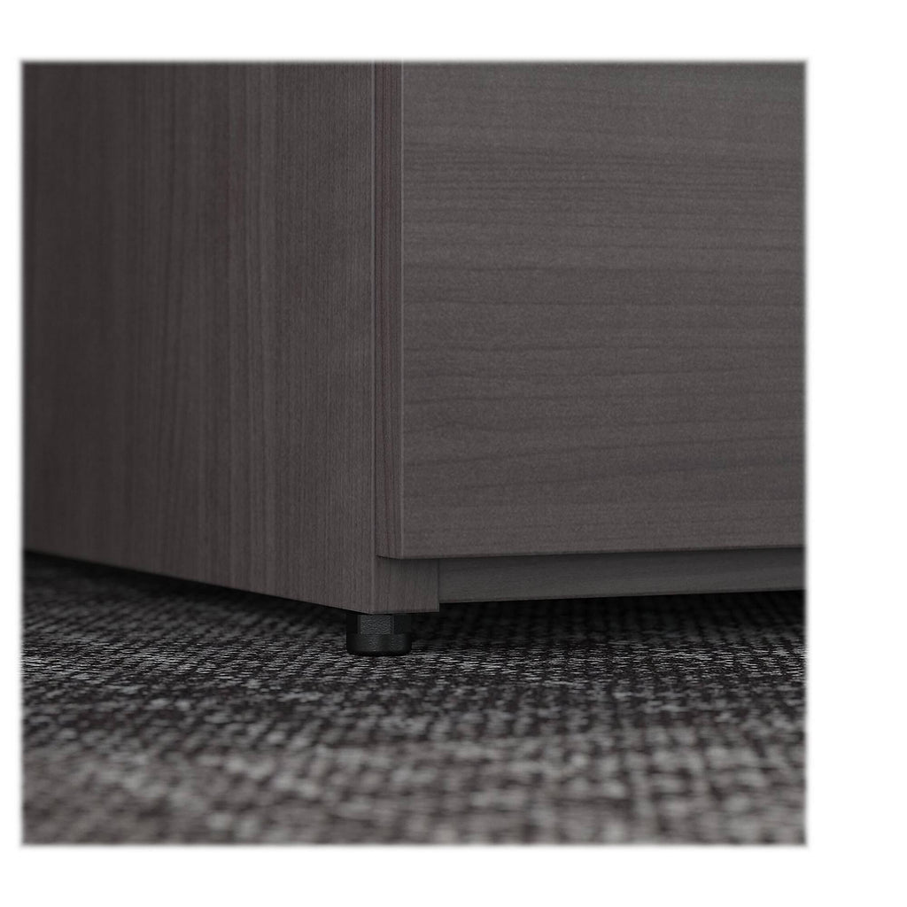 Storm Gray Storage Cabinet with Drawers and Shelves U216908