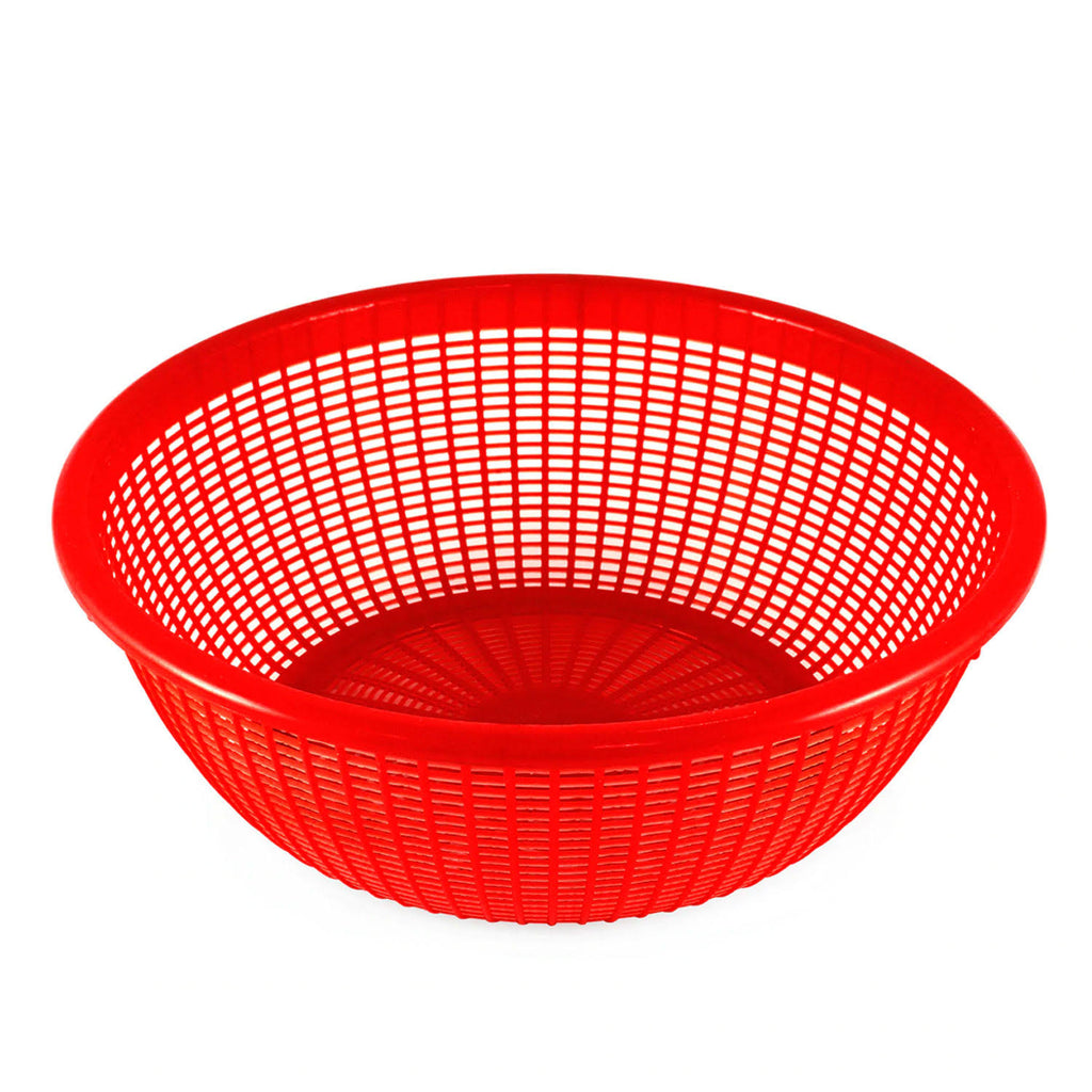 Red Plastic Colander X37371