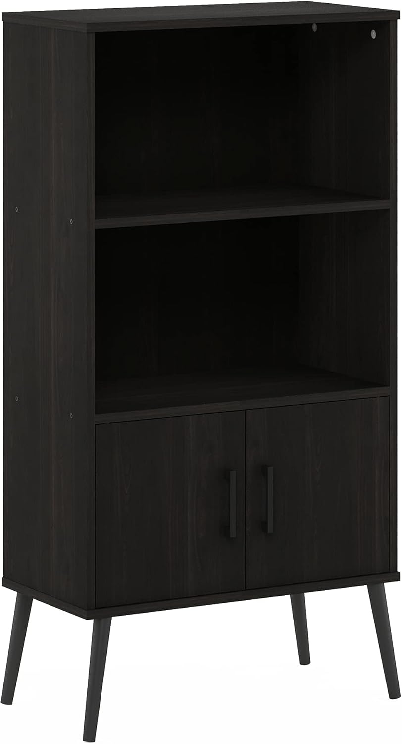 Espresso Accent Cabinet with Wood Legs X659578