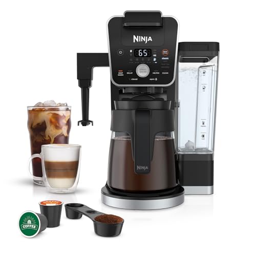 Single Serve Coffee Maker and Drip Coffee Machine, 12-Cup with K-Cup Combo, Includes Permanent Filter D344