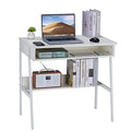 White W31.5*D19*H29.5 Wood Corner Desk Y63012
