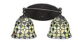 Two Light Bath Bar Dark Granite P440586