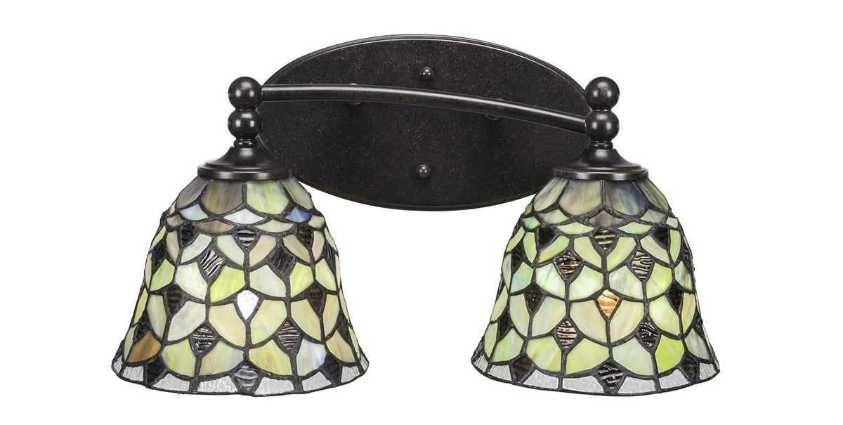 Two Light Bath Bar Dark Granite P440586