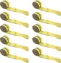 4 Inch x 30 Foot Winch Straps with Twisted Sewn Loop 10 Pack I519