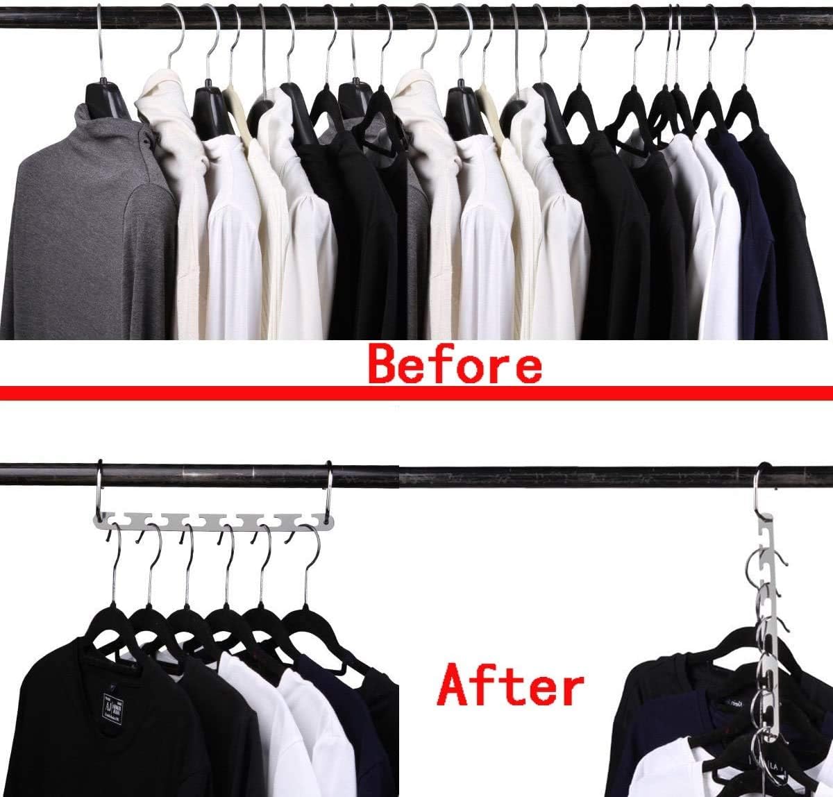6Pc Metal Cascading Hangers K30533