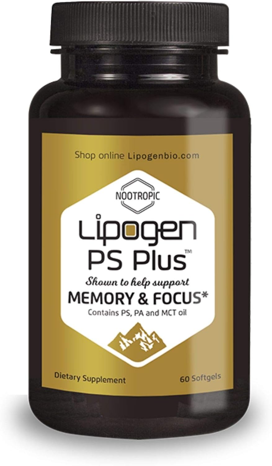 60 Softgels Memory Supplement Pack of 2 B56558