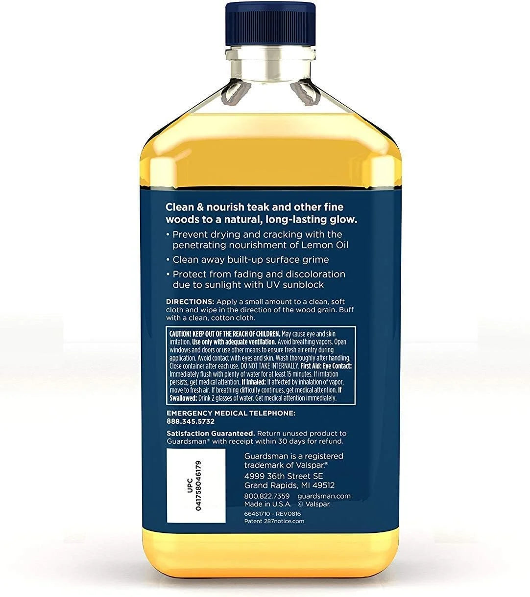 Lemon Oil Wood Furniture 16 oz F7534