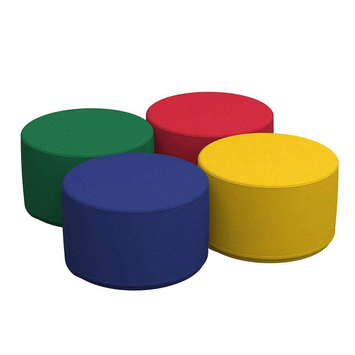 18x22 Round Junior Ottoman 12x22 Height, 4-Piece C3360