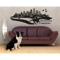 Light Brown 79in x 31in Vinyl Wall Decal K8914