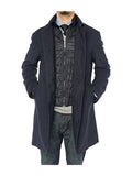 Navy Blue Insulated Coat X661