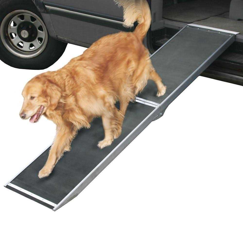 8 ft Lightweight Portable Folding Aluminum Pet Ramp W493545