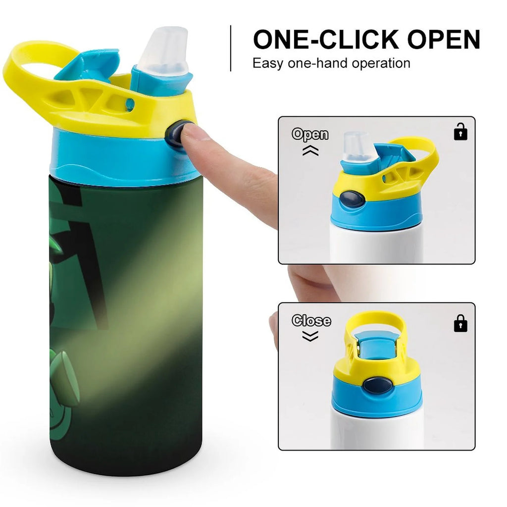 Insulated Stainless Steel Water Bottle with Straw U26385