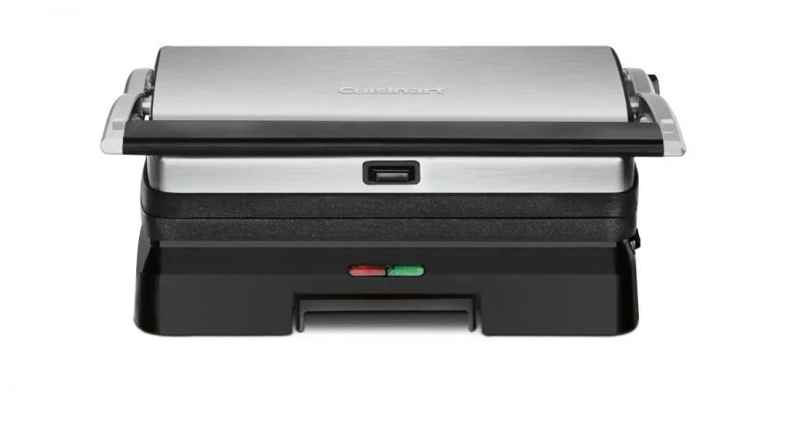 Electric Griddler Grill and Panini Press with Dishwasher Safe Plates B77549
