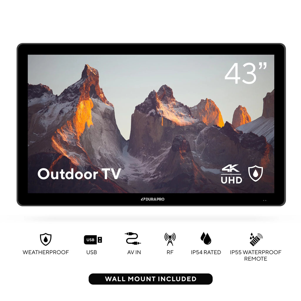 43" Outdoor 4K UHD LED TV with Waterproof Remote W216
