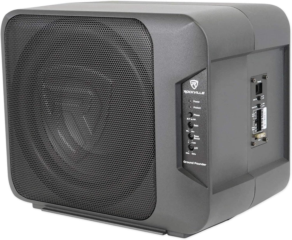 800w Powered Dual 10 Car Subwoofer Aluminum Enclosure X56326