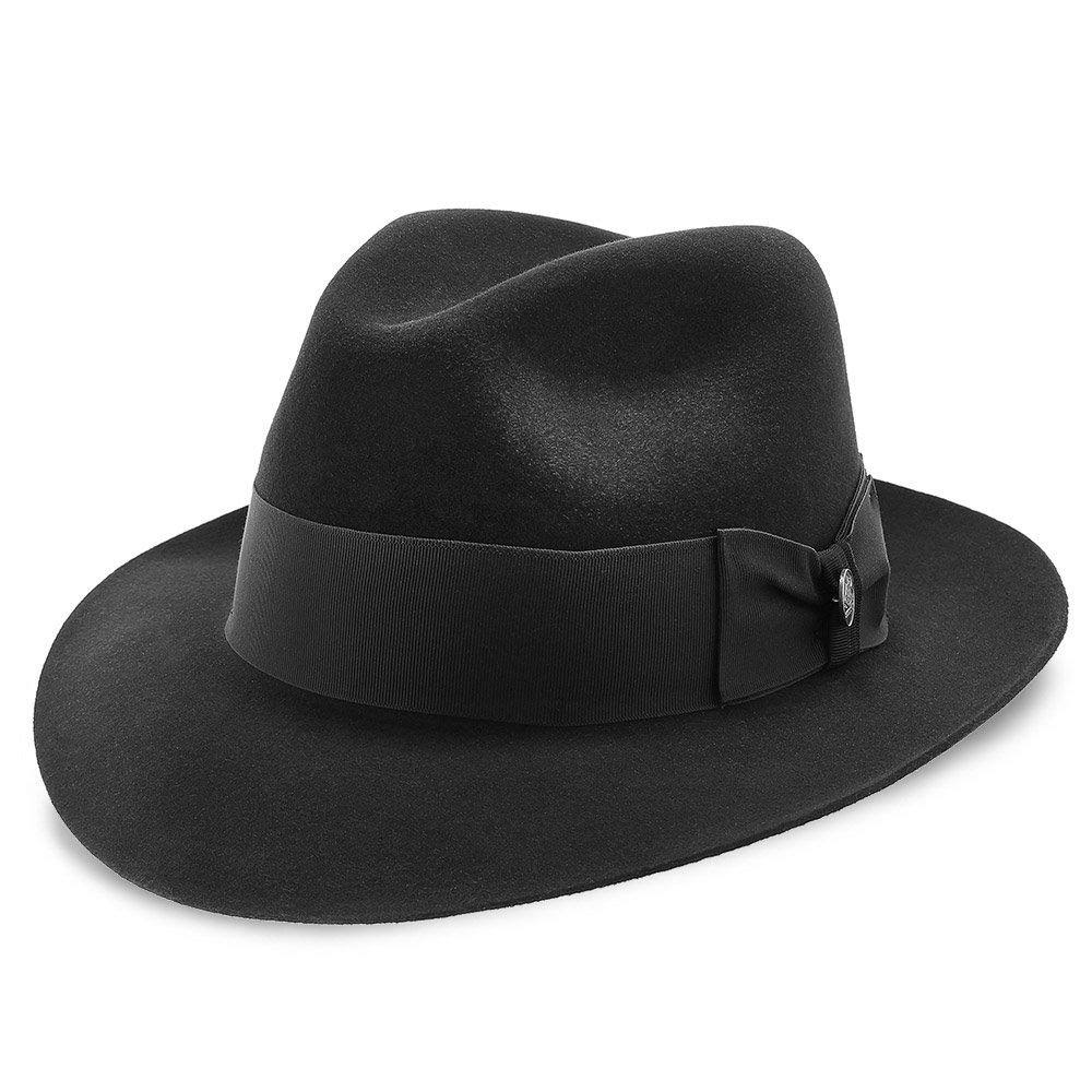 Gray Fur Felt Fedora Hat Q62036