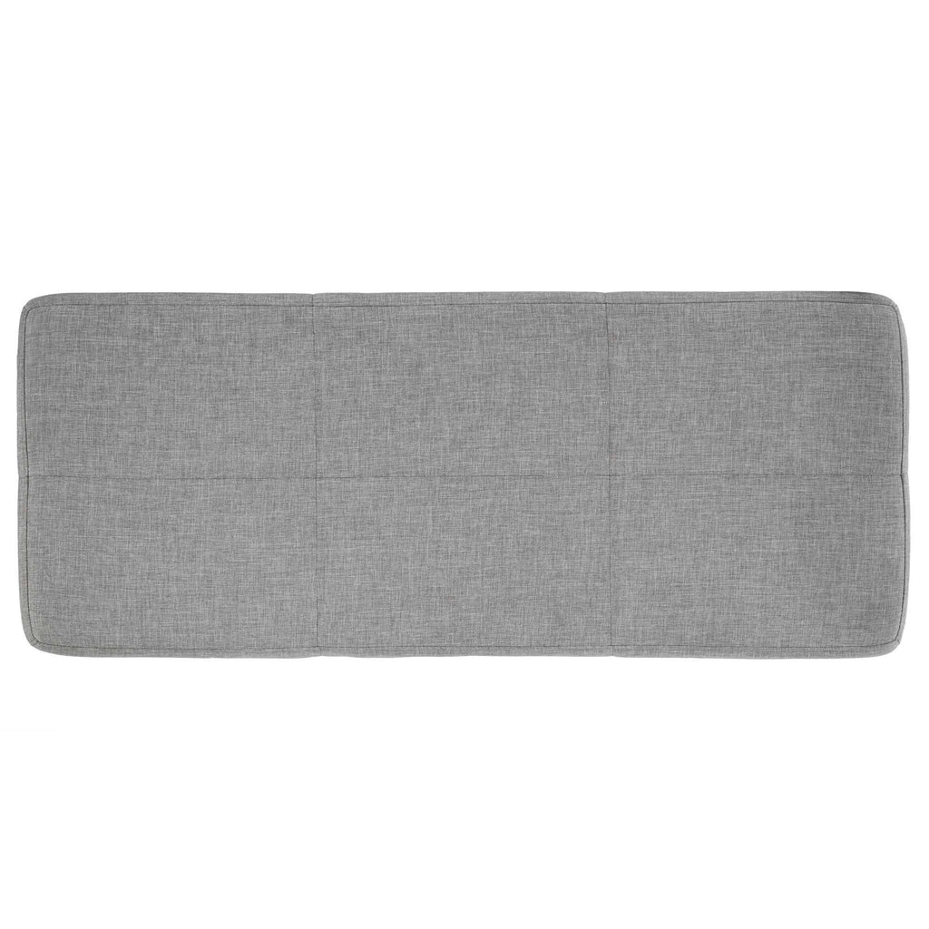 Grey Linen X-Base Bench O99019