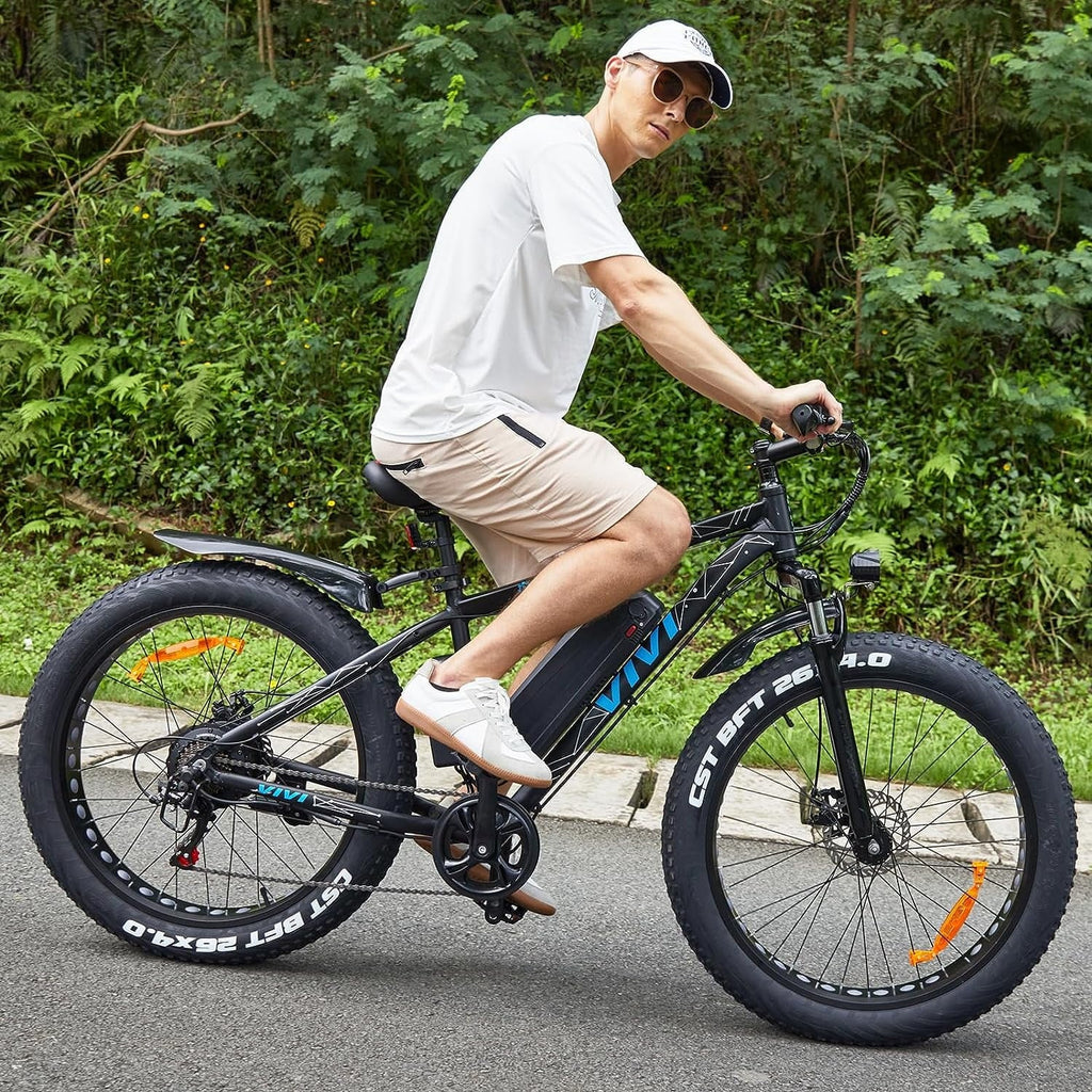 26 x 4.0 Fat Tire 500W All Terrain Electric Bike S734